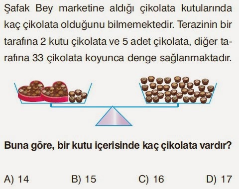 7. Sınıf Matematik 1. Dönem 3. Yazılı Soruları ve Cevapları - Nette Buldum