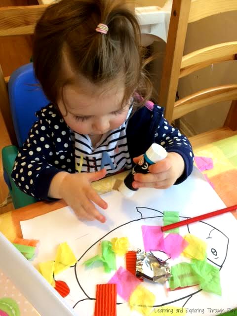 Nursery Rhyme Crafts - Once I Caught a Fish Alive