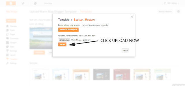 Cara Install Template Blogger Cara Install Template Blogger