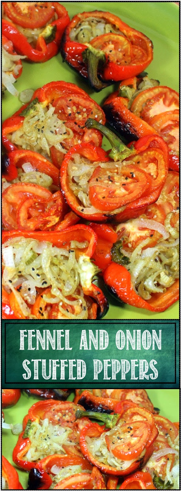 52 Ways to Cook Fennel, Onion, Tomato STUFFED PEPPERS