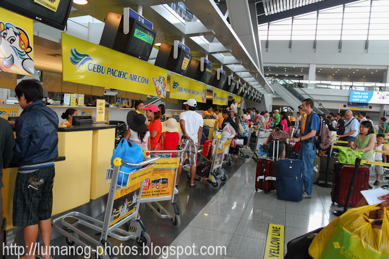 NAIA ,Terminal 3 cebupacific CheckIn counters Lumanog Digital