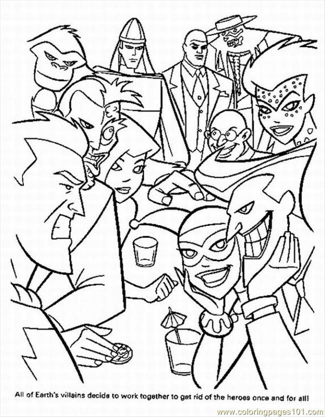 Superhero Printable Coloring Pages