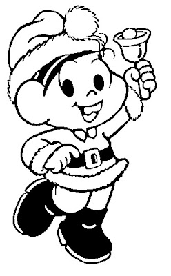 desenhos colorir da Turma da Mônica no natal desenhos colorir da Turma da Mônica no natal