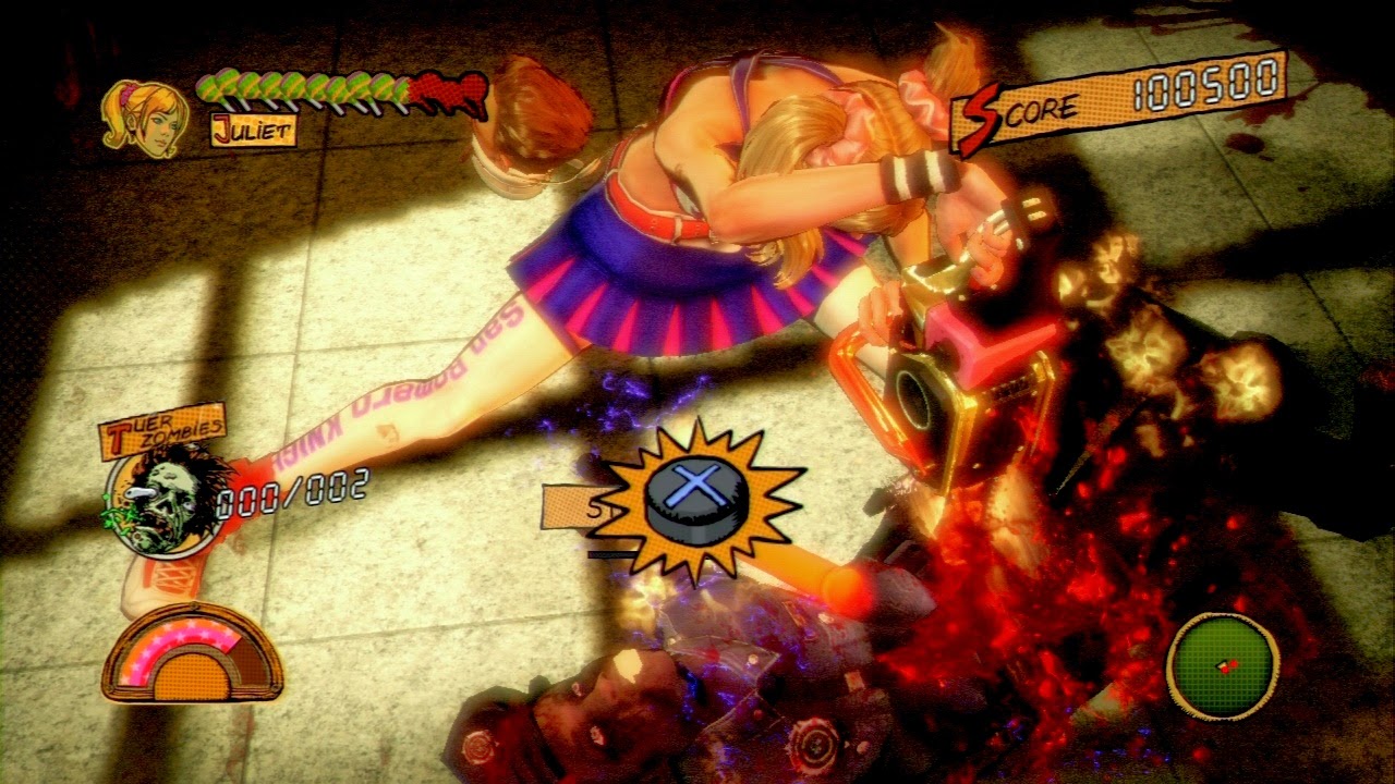 Jogalhões de Força Lollipop Chainsaw