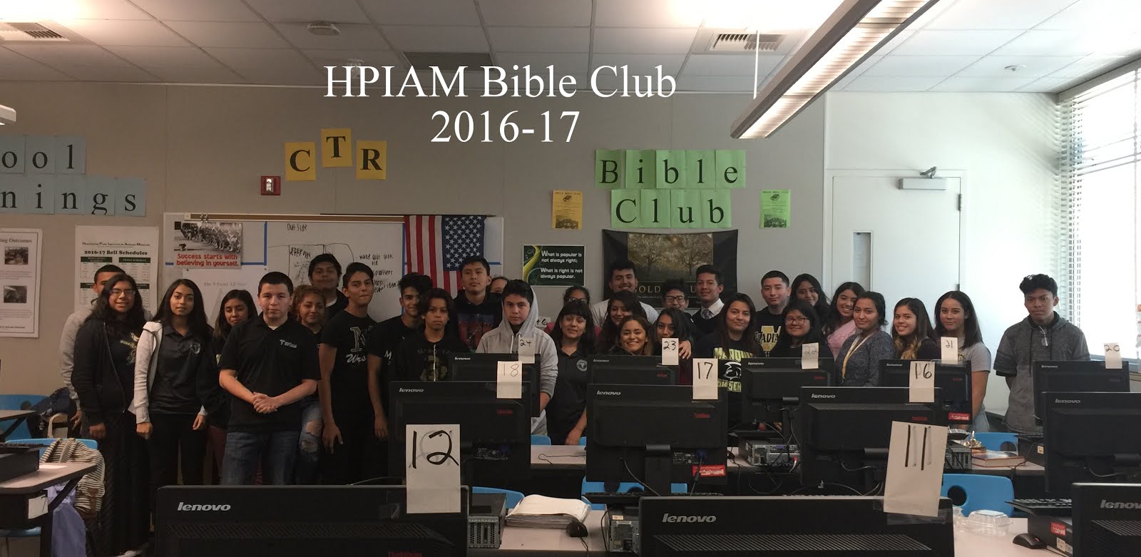 Bible Club Members 2016-17