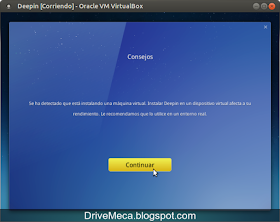 DriveMeca instalando Linux Deepin paso a paso