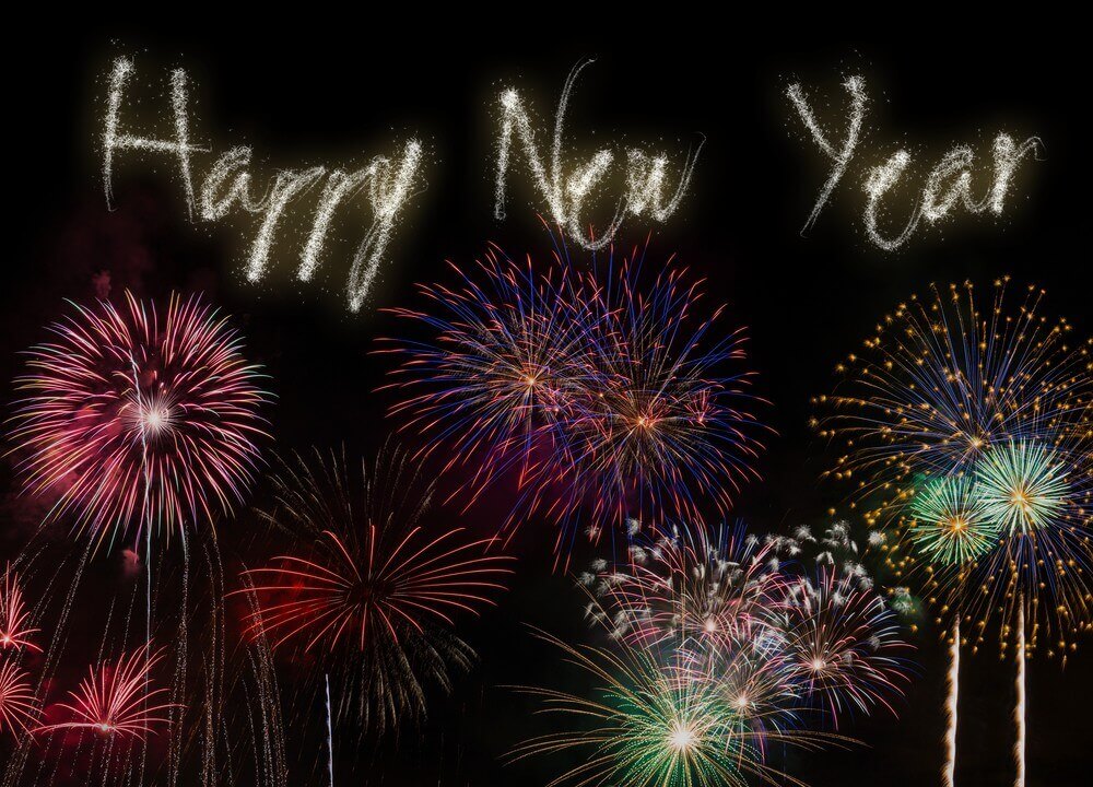 Happy New Year Celebration Fireworks Happy New Year Celebration Fireworks