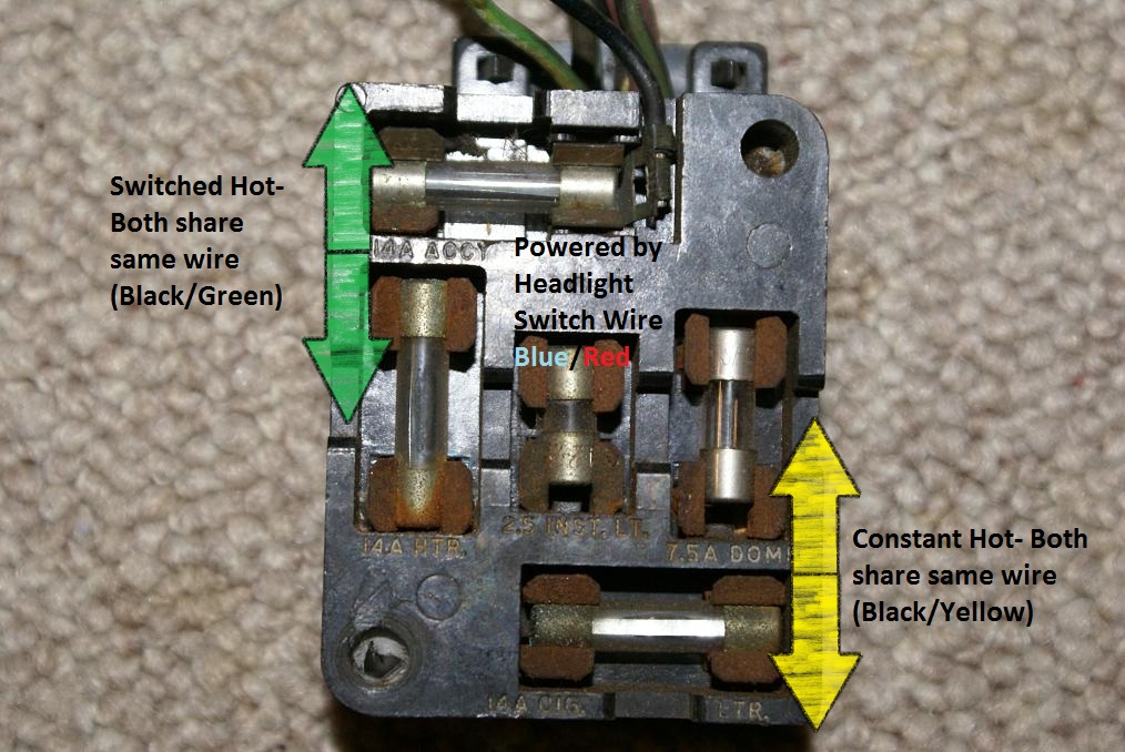 LeLu's 66 Mustang: Upgraded Fuse Panel