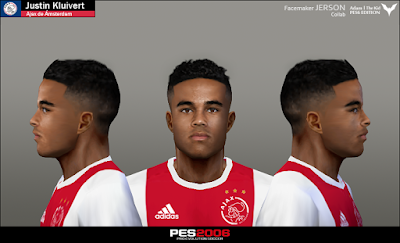 PES 6 Faces Justin Kluivert by Jerson Facemaker