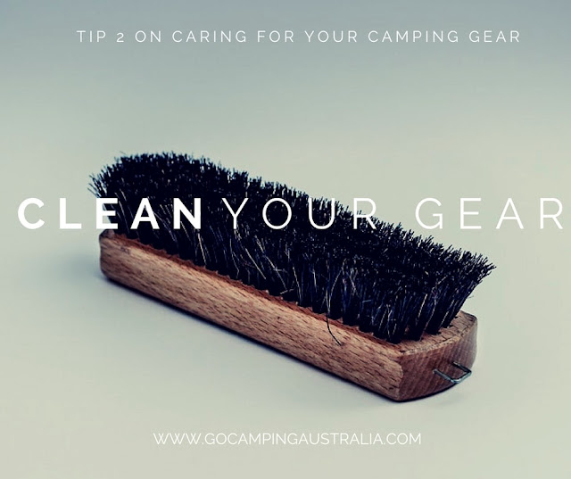 Caring for your camping gear - 5 things you should do when the trip is over.