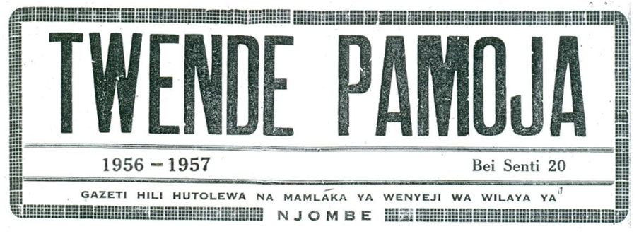 Twende Pamoja 1956-1957