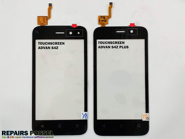 Perbedaan Touchscreen Advan S4Z vs S4Z Plus