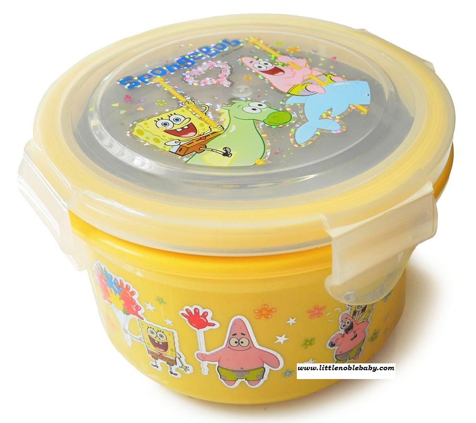 My Noble Baby SpongeBob Deep Stainless Steel Lunch Box