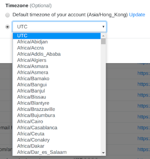 Specify different timezones for each of your cron jobs