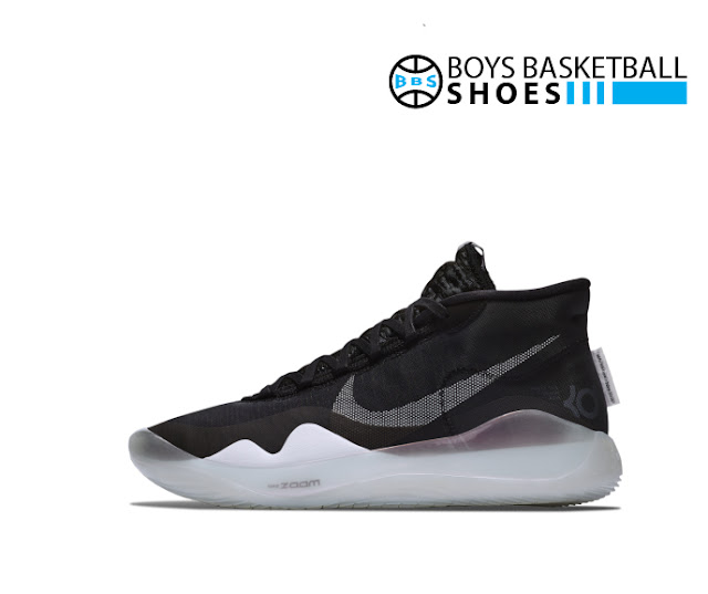 black and white kd basketball shoes