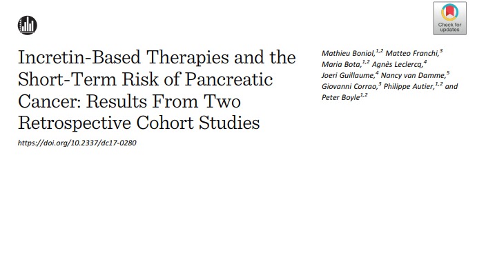 Terapias para la diabetes basadas en glp-1 relacionadas con un mayor riesgo de pancreatitis