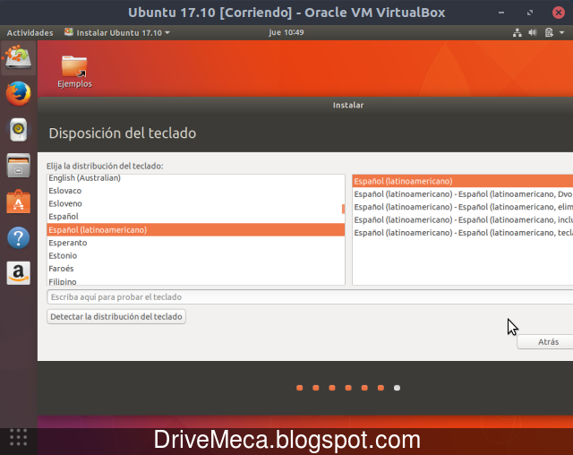 Elegimos la distribucion de nuestro teclado Elegimos la distribucion de nuestro teclado