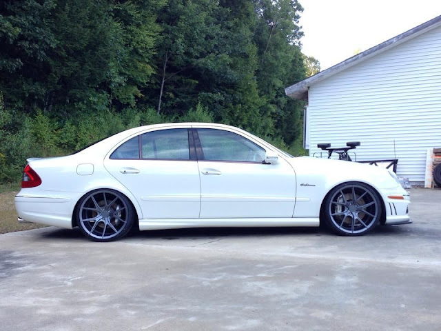 Mercedes-Benz W211 E63 AMG on 20" Verde Axis Wheels | BENZTUNING
