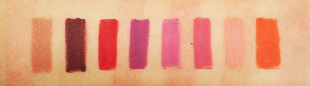 Urban Decay 24/7 Glide-On Lip Liners swatches