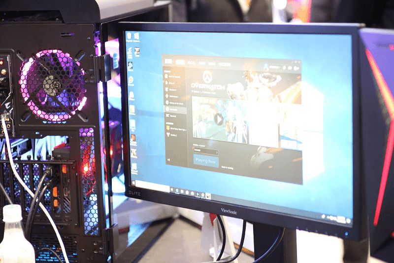 The ViewSonic XG240R in action! The ViewSonic XG240R in action!