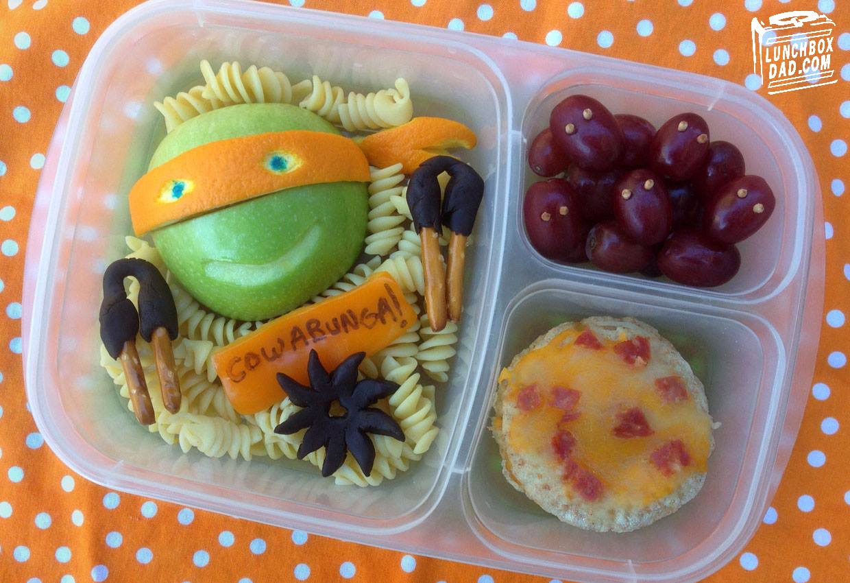 TMNT Teenage Mutant Ninja Turtles Bento Lunch and Giveaway