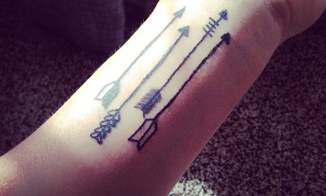 Tatuagens de flechas Tatuagens de flechas