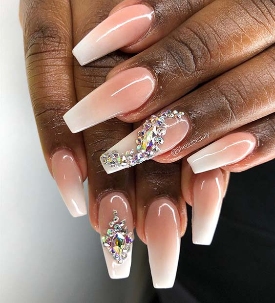 ✘ 31+ Latest Baby Boomer Nail Art Designs You Must Love These super stylish nails feature ombre art in light ✘ 31+ Latest Baby Boomer Nail Art Designs You Must Love