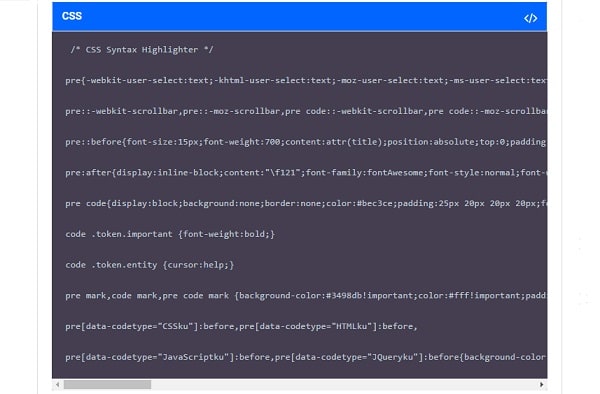 Membuat Kotak Kode HTML atau CSS Pada Postingan Membuat Kotak Kode HTML atau CSS Pada Postingan