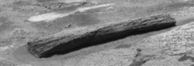 Tablón de madera artificial hallado en Marte