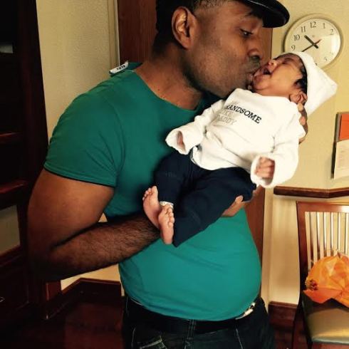 Kenneth Okonkwo and wife welcomes a baby boy after 9 years of marriage