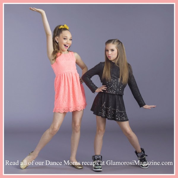 L to R: Dance Moms stars Maddie Ziegler and Mackenzie Ziegler