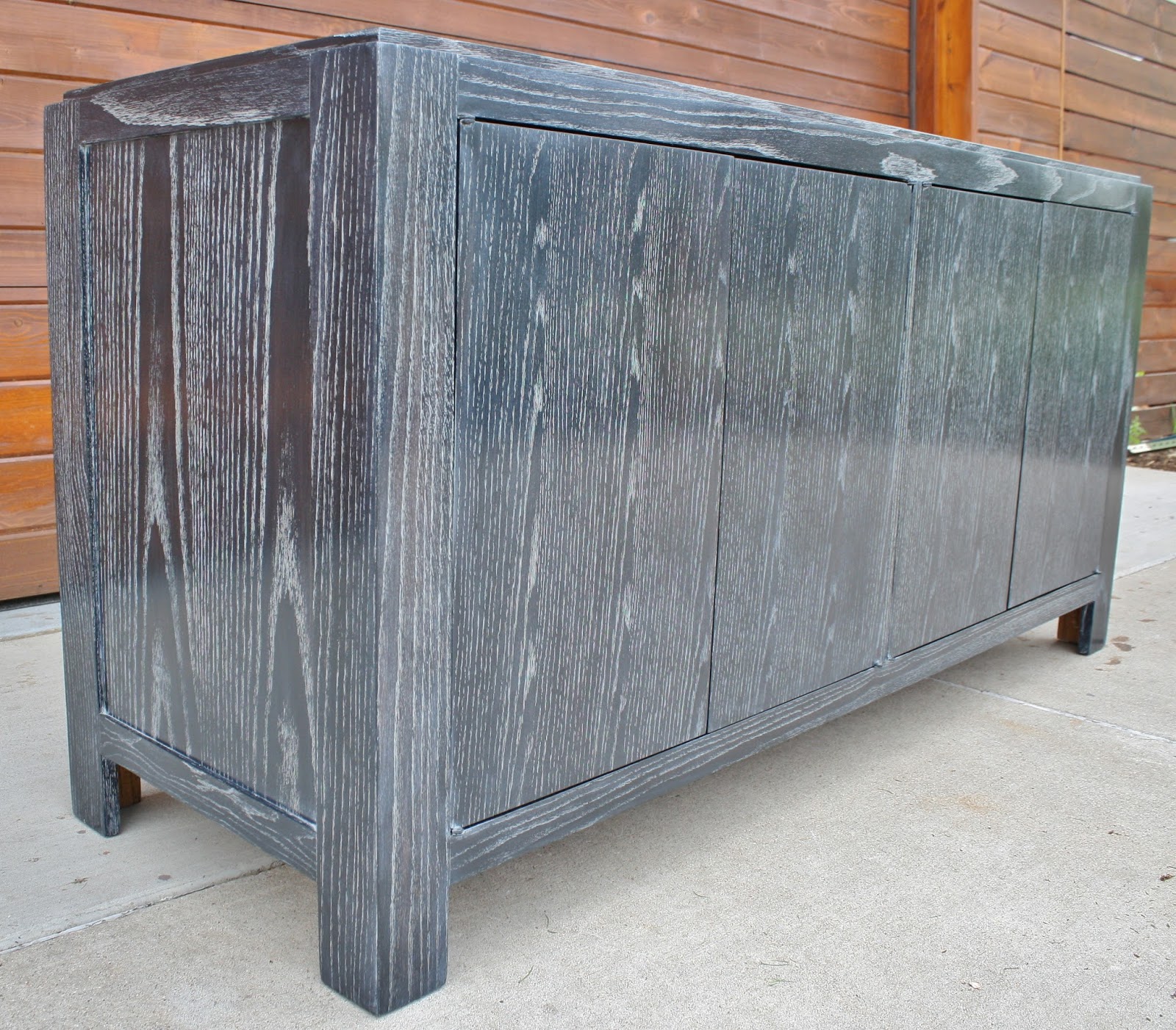 Modwerks: Cerused Oak Credenza