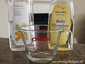 DIY, a traveling Wife, Clinique, baby oil, baby shampoo 