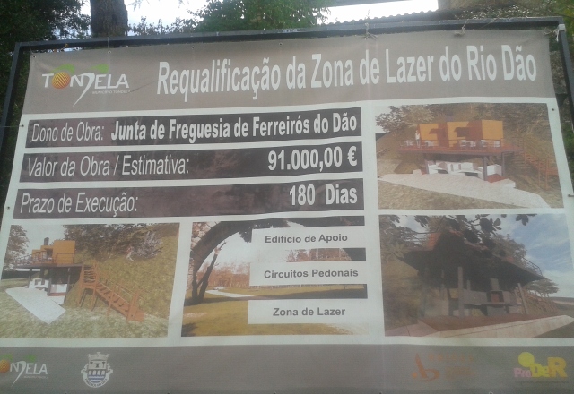 Projeto de requalificação de Zona de lazer do Rio Dão