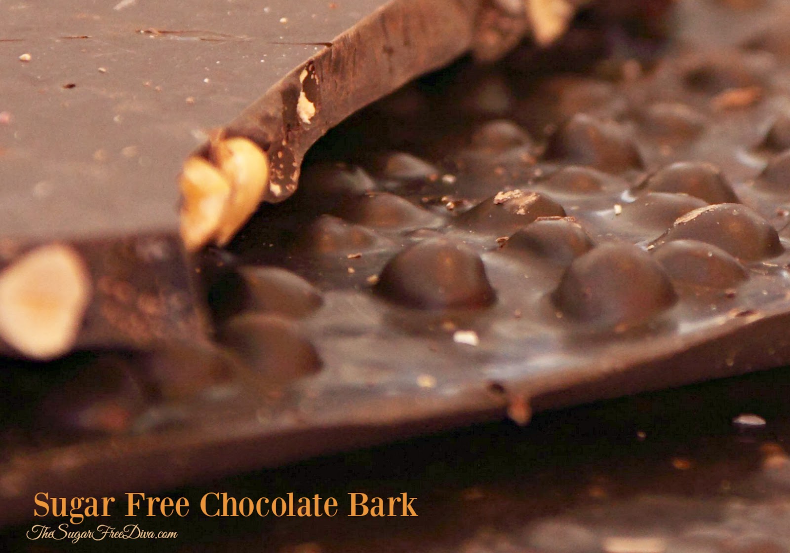 Sugar Free Chocolate Bark Sugar Free Chocolate Bark