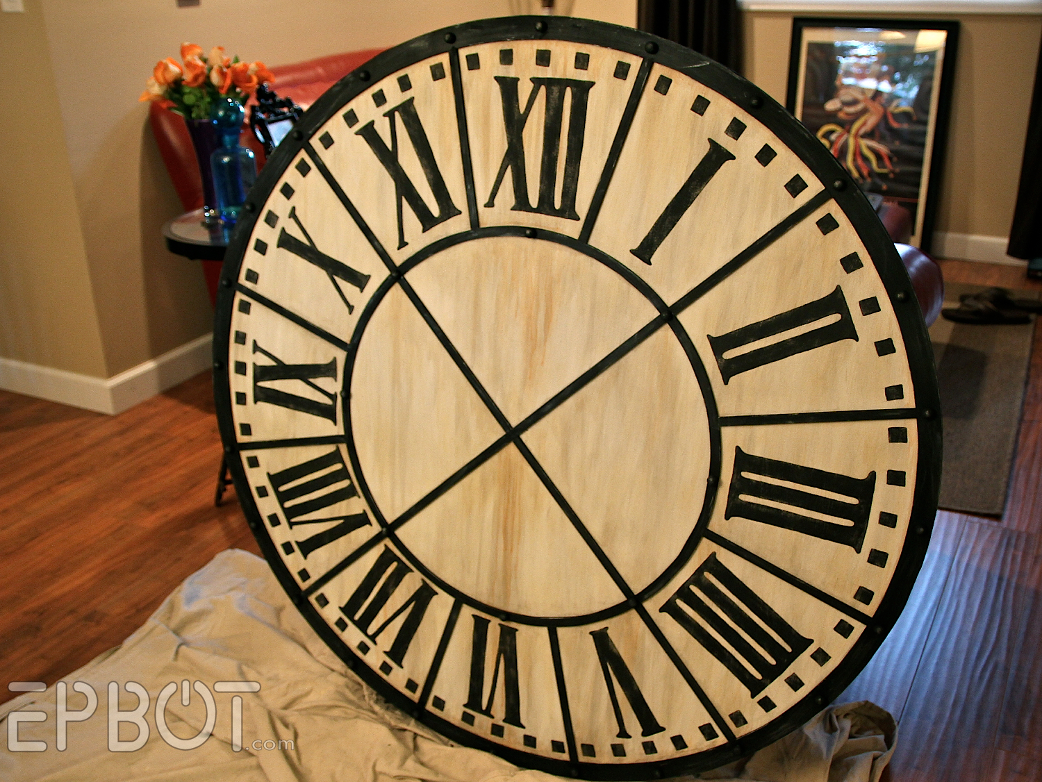 EPBOT DIY Giant Tower Wall Clock