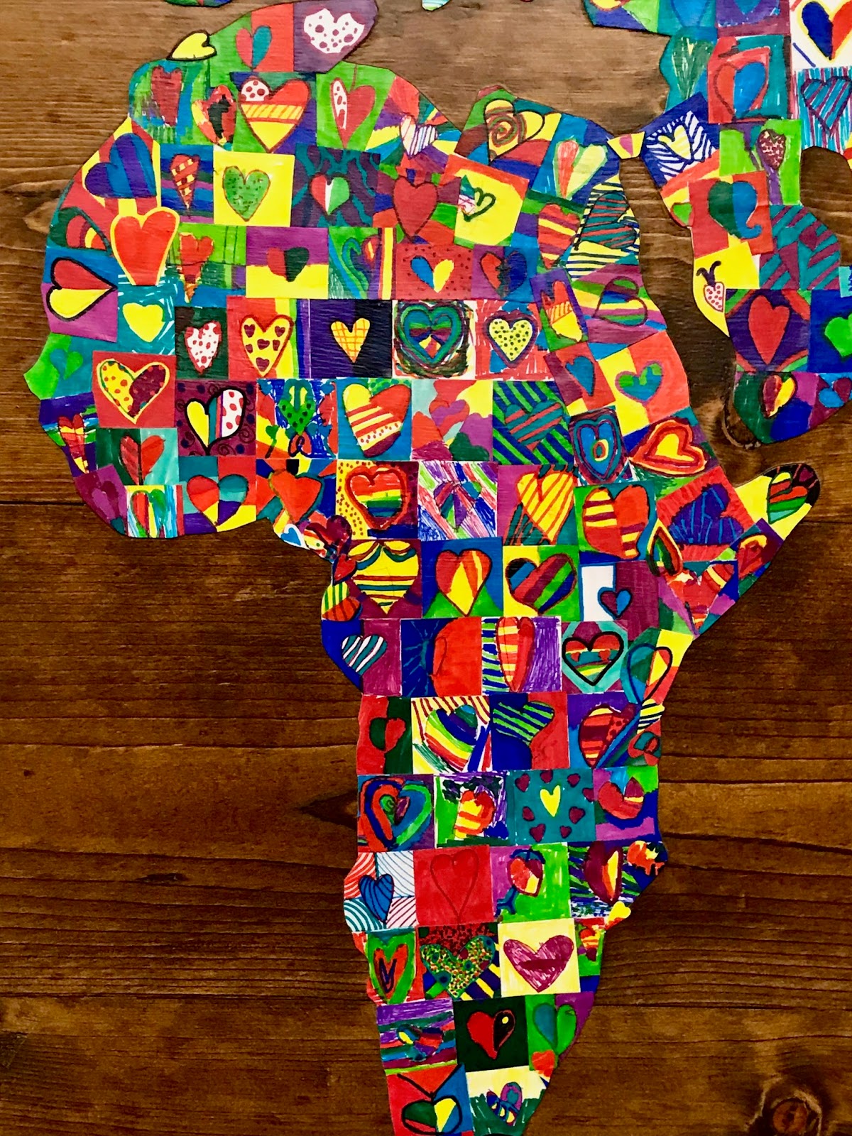 Kathy's Art Project Ideas How to Create a Collaborative School Wide Collage Art Piece