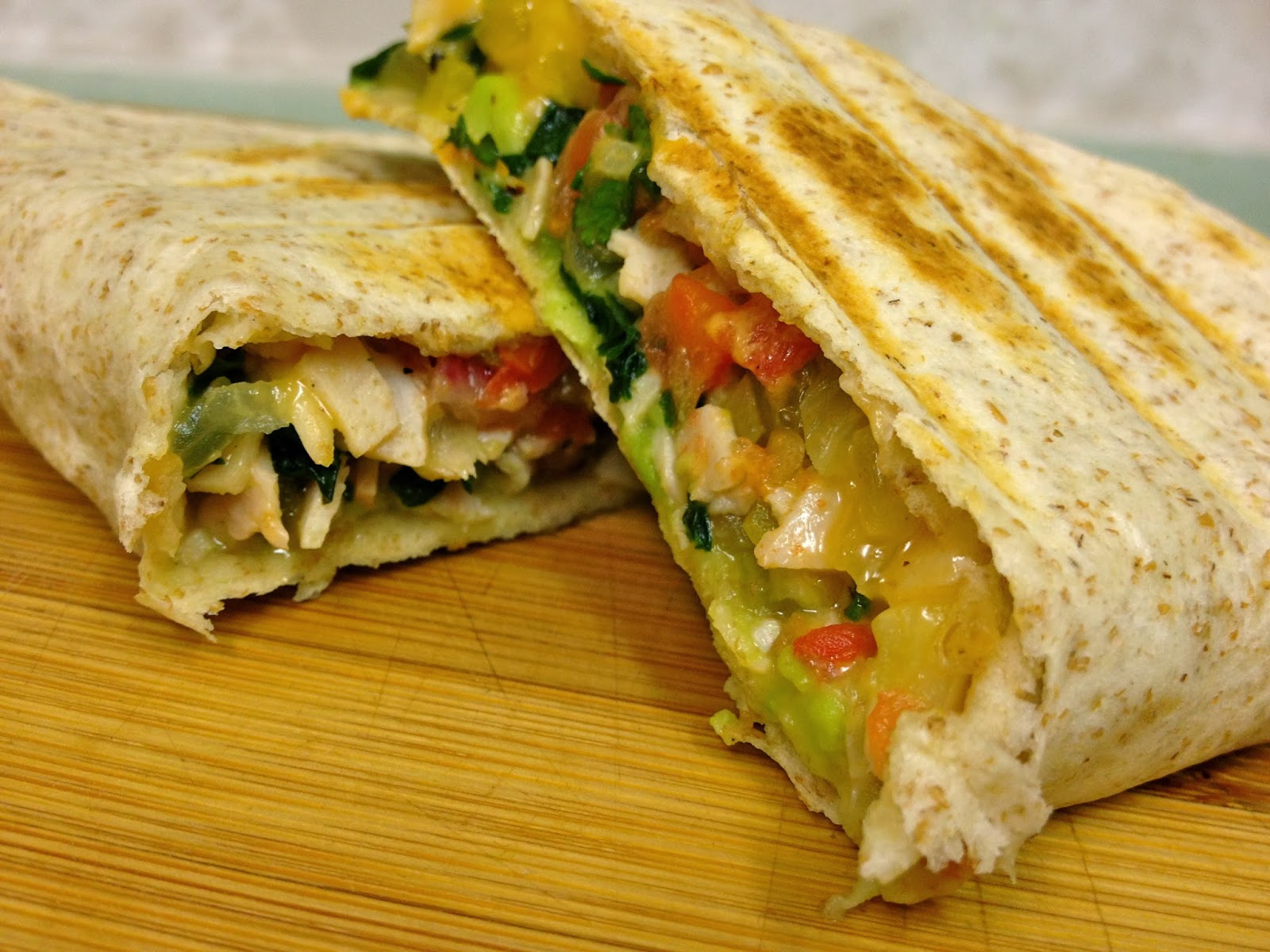 The Lifestyle Notebook Healthy Chicken & Veggie Quesadilla