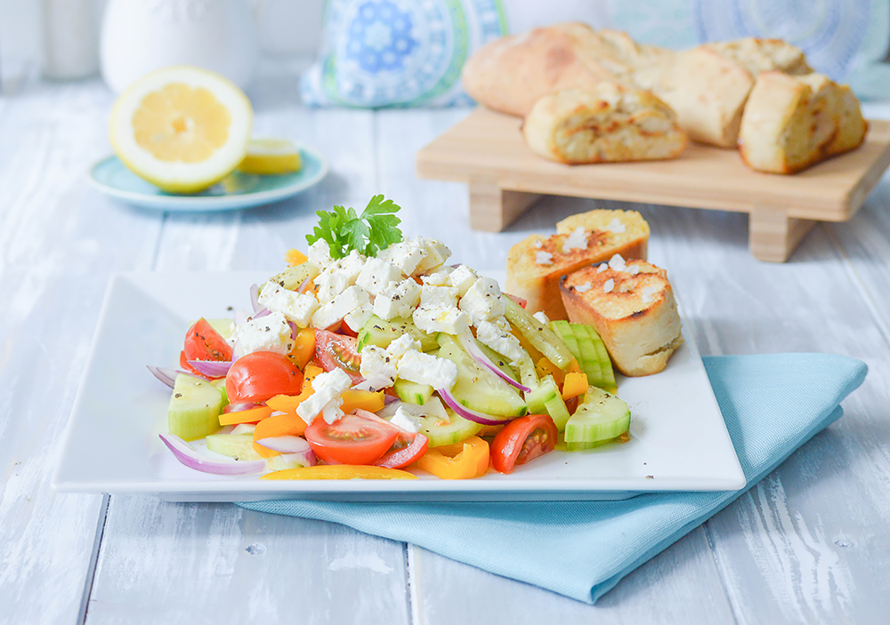 Feta Salat Rezept Feta Salat Rezept