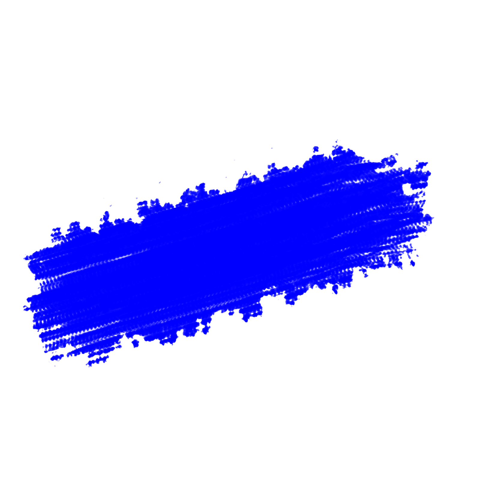 мазок кисти. мазок кистью на прозрачном фоне. мазок кисти акварель. синий штрих.