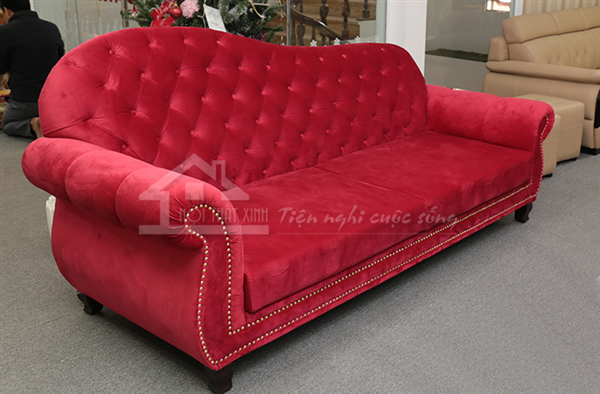 Sofa vải nhung đẹp và rực rỡ