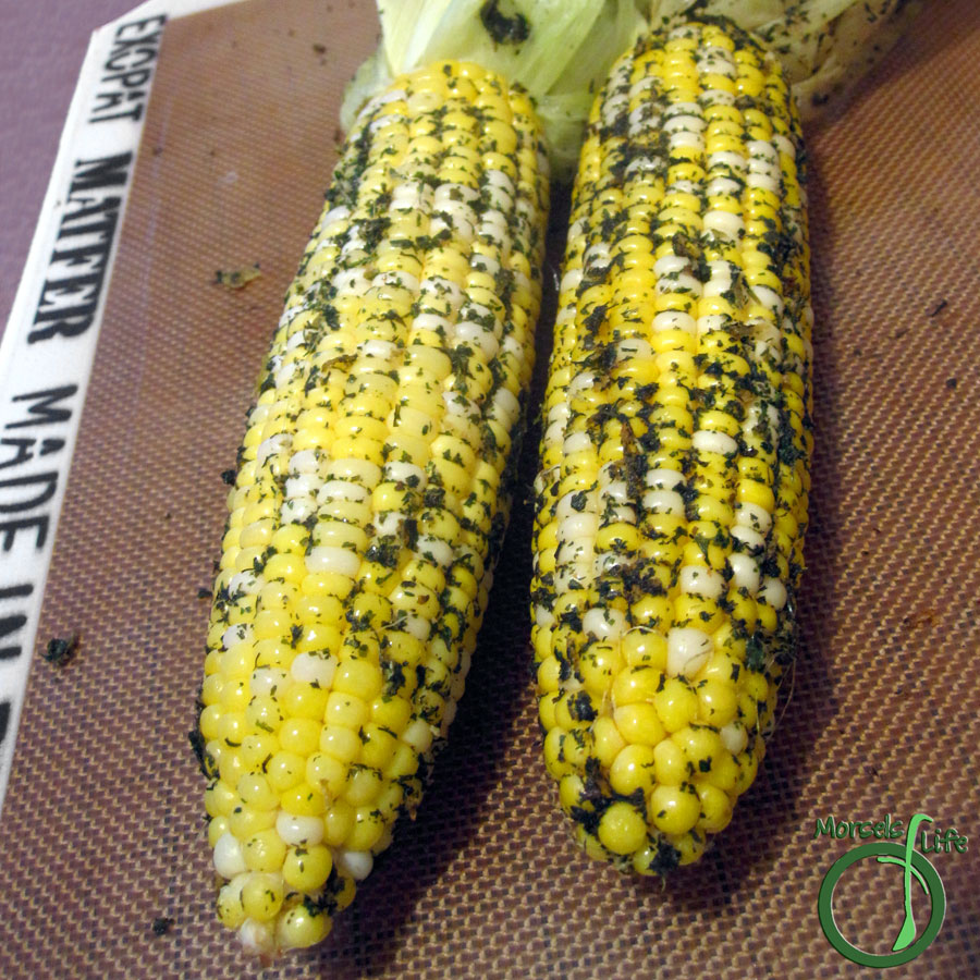 Morsels of Life - Cilantro Lime Corn on the Cob - Corn on the cob, kicked up a notch with a flavorful cilantro lime butter.