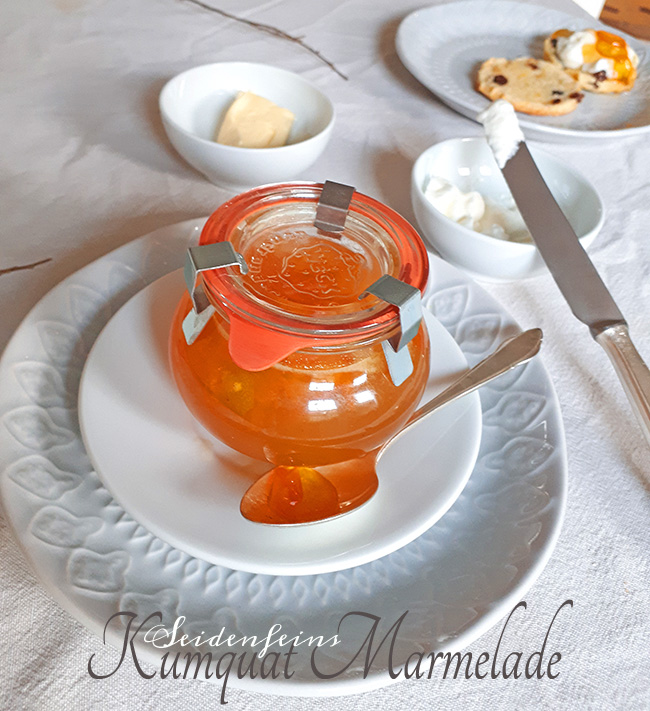 Kumquat - Marmelade .... zu Scones * recipes * Kumquat - jam .... and scones