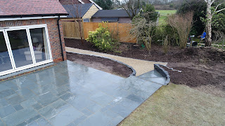 Slate patio slate patio