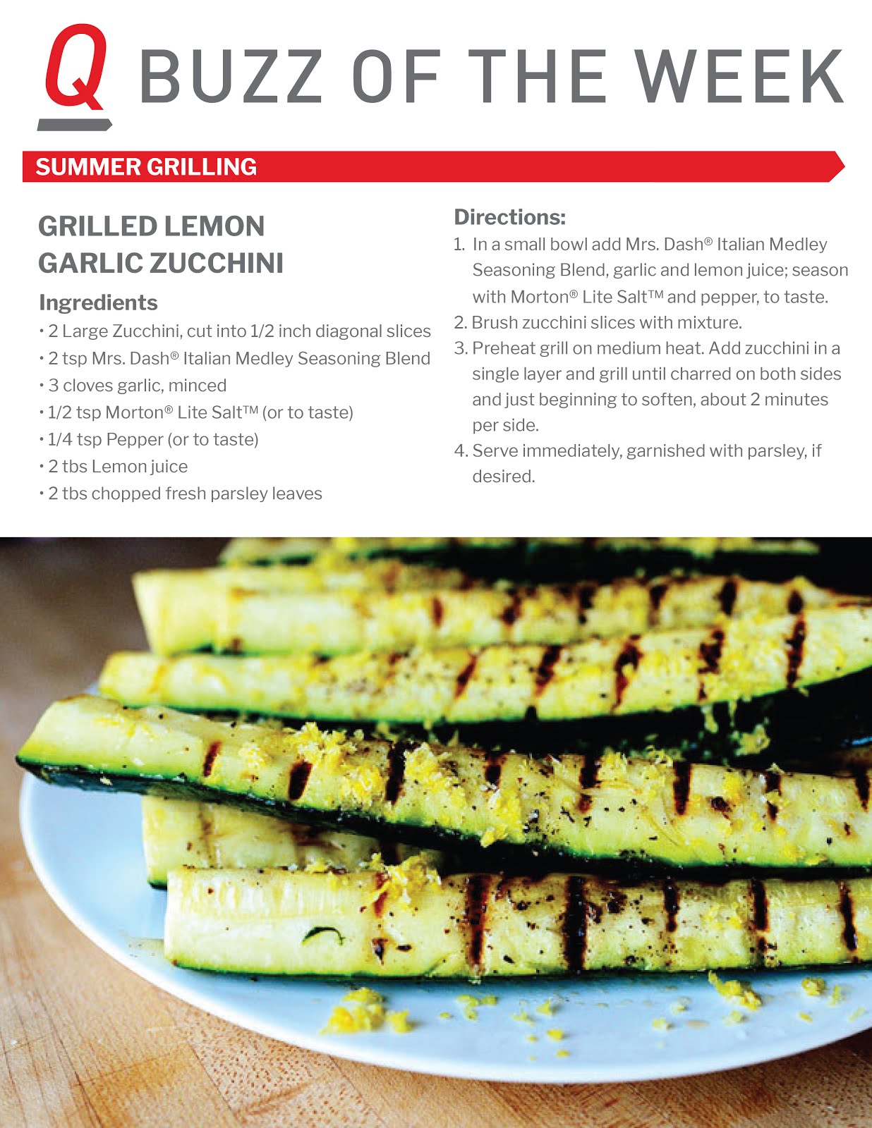 Quick Weight Loss Centers Quick Weight Loss Recipes Grilled Lemon Garlic Zucchini