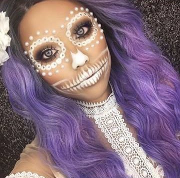 5 UNIQUE SUGAR SKULL MAKEUP TUTORIALS FOR HALLOWEEN WEEKEND | ALITTLEKIRAN