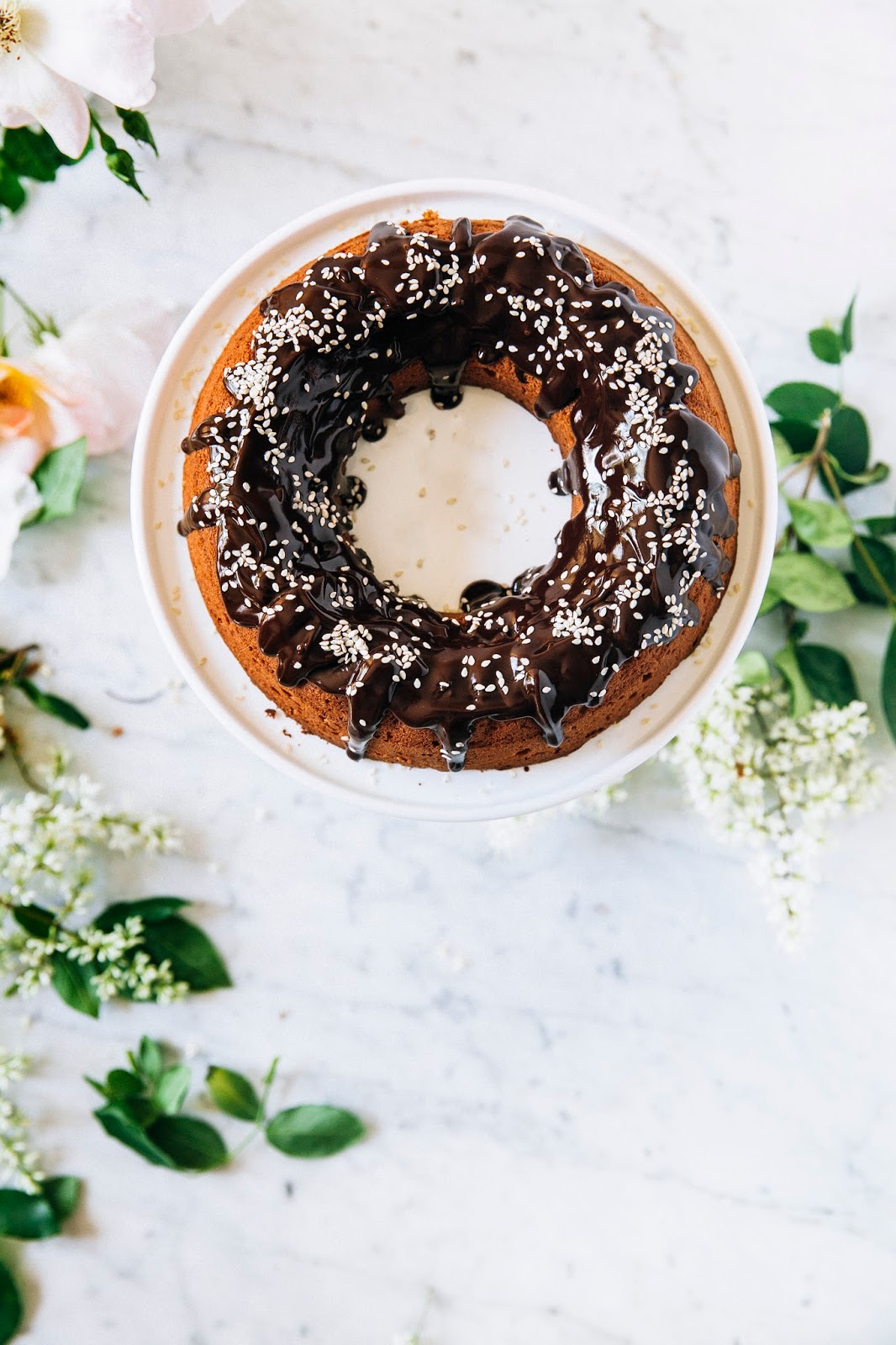 toasted sesame and sweetened condensed milk bundt cake hummingbird