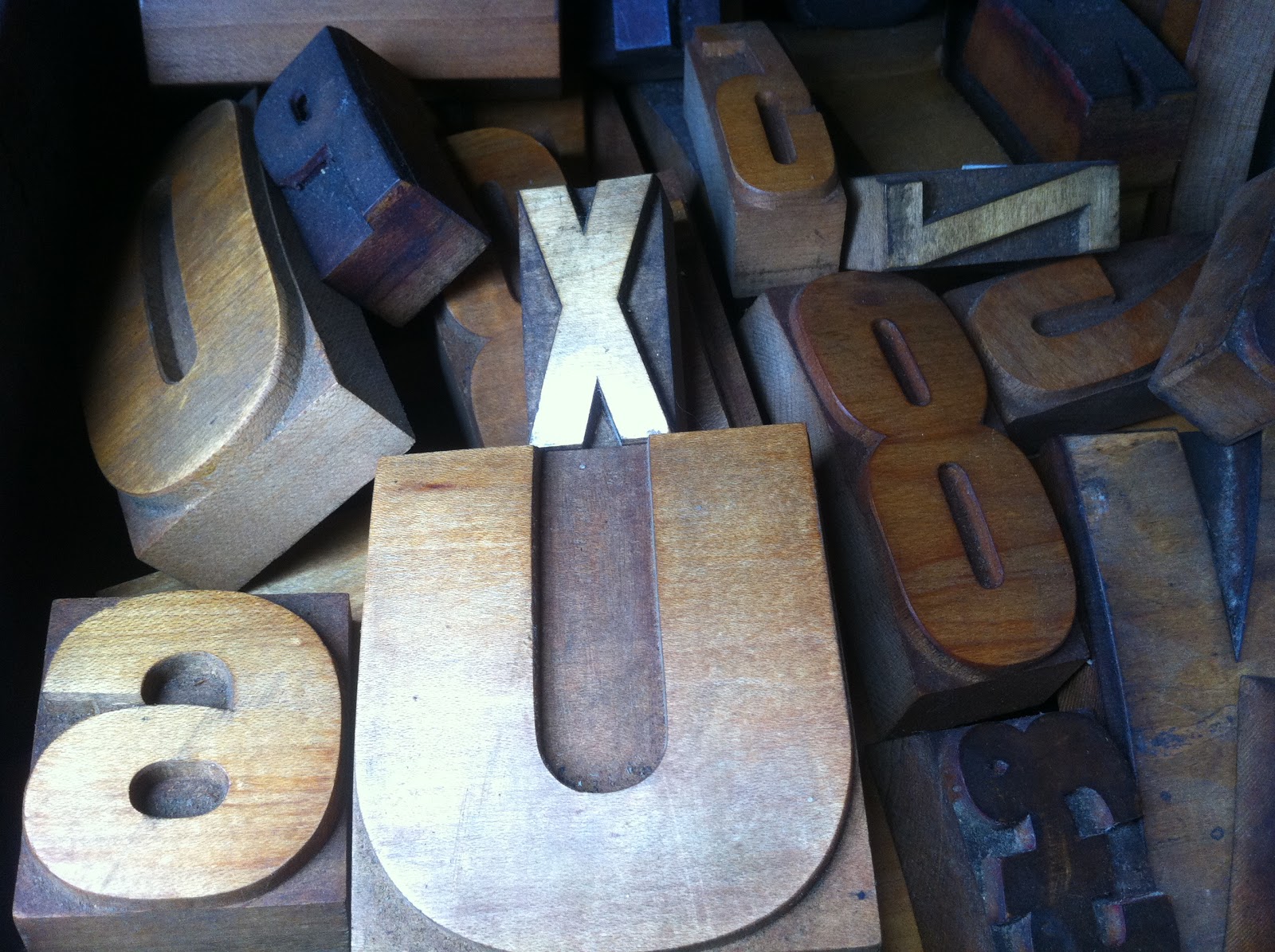 Barn House Antiques Antique Wooden Print Blocks