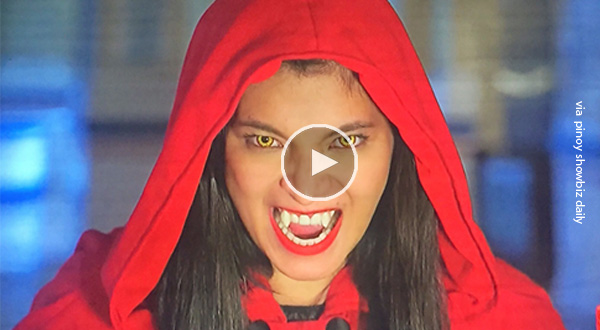Watch: The moment La Luna Sangre revealed Angel Locsin as the Lady In Red Hood Watch: The moment La Luna Sangre revealed Angel Locsin as the Lady In Red Hood