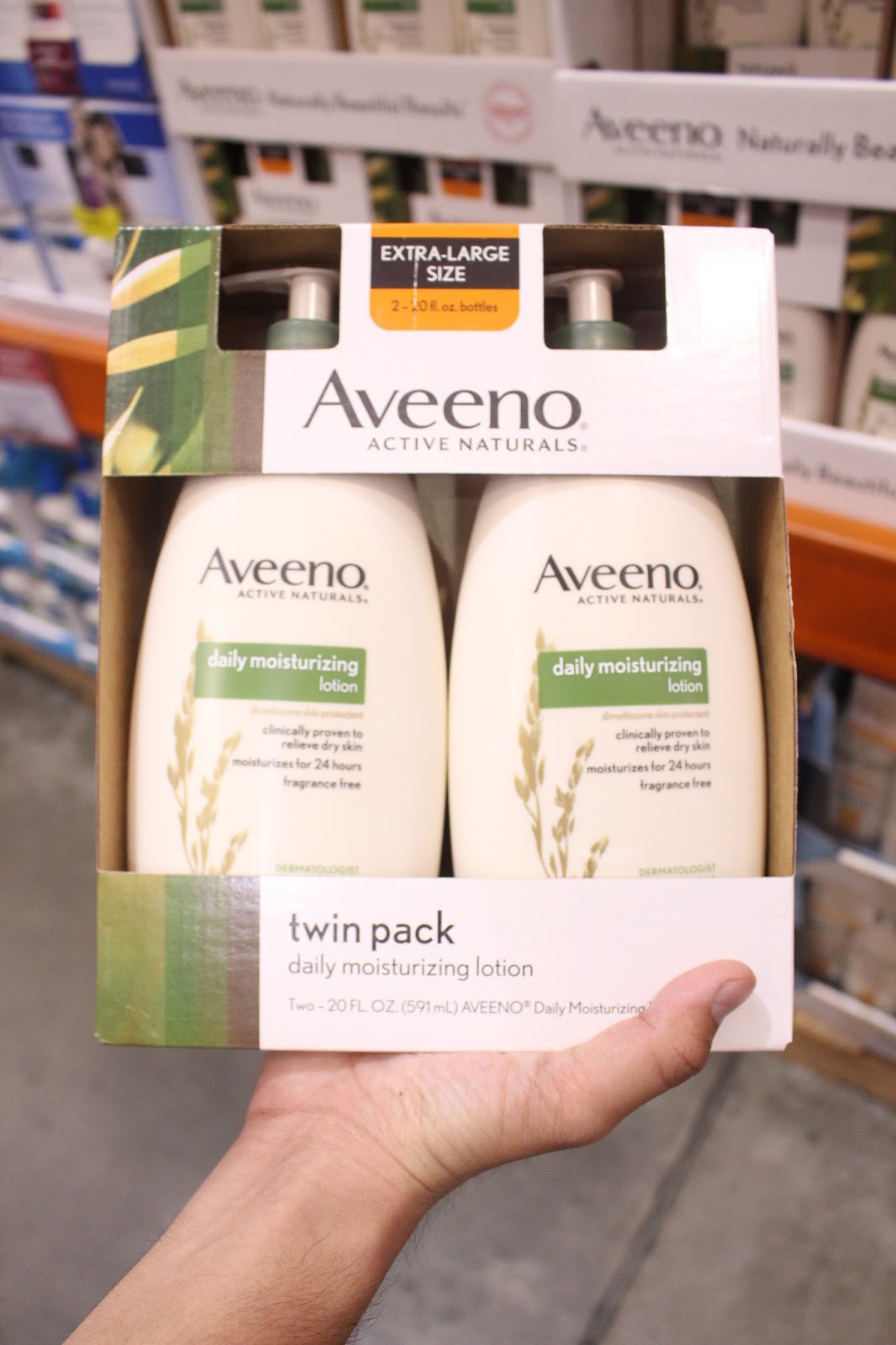 aveeno lotion price s&r